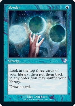 Image for Ponder (Time Spiral: Remastered) (315) - Magic: The Gathering