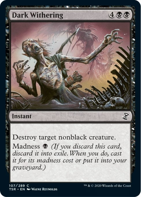 Image for Dark Withering (Time Spiral: Remastered) (107) - Magic: The Gathering