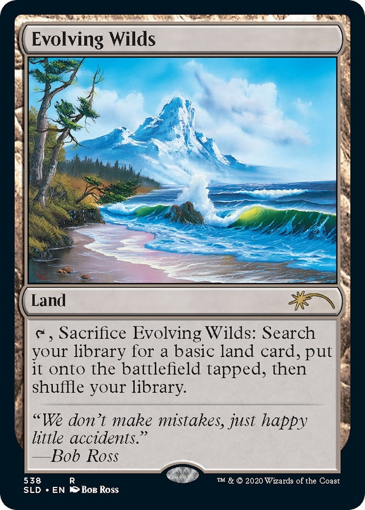 Image for Evolving Wilds (Bob Ross) (Secret Lair Drop Series) (538) - Magic: The Gathering