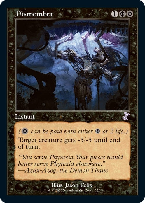 Image for Dismember (Time Spiral: Remastered) (322) - Magic: The Gathering