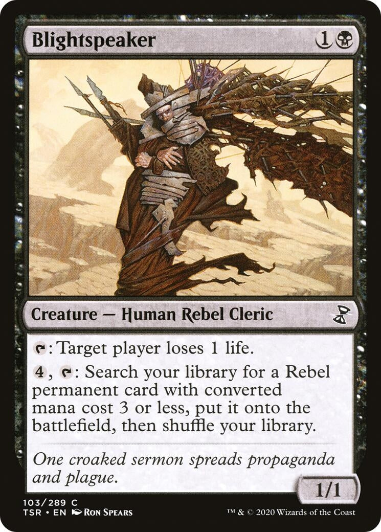 Image for Blightspeaker (Time Spiral: Remastered) (103) - Magic: The Gathering