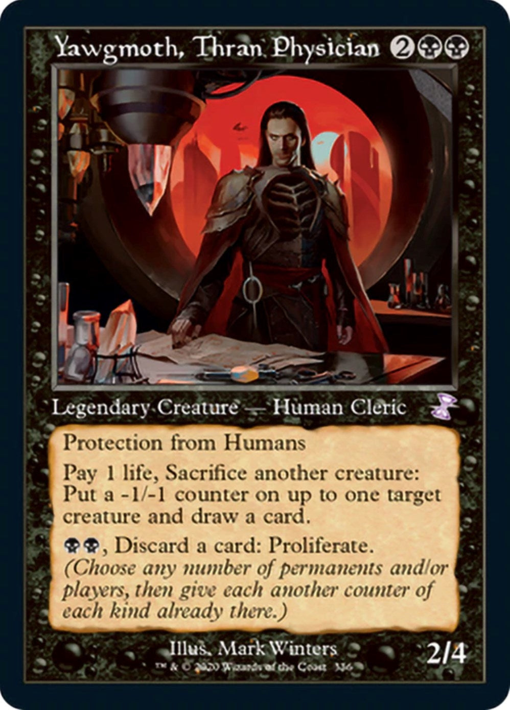Image for Yawgmoth, Thran Physician (Time Spiral: Remastered) (336) - Magic: The Gathering