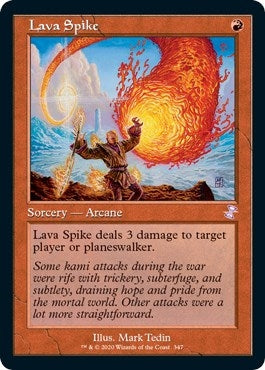 Image for Lava Spike (Time Spiral: Remastered) (347) - Magic: The Gathering