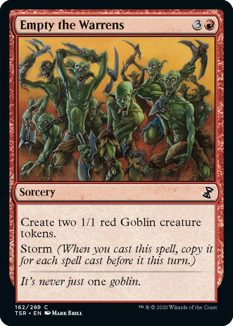 Image for Empty the Warrens (Time Spiral: Remastered) (162) - Magic: The Gathering