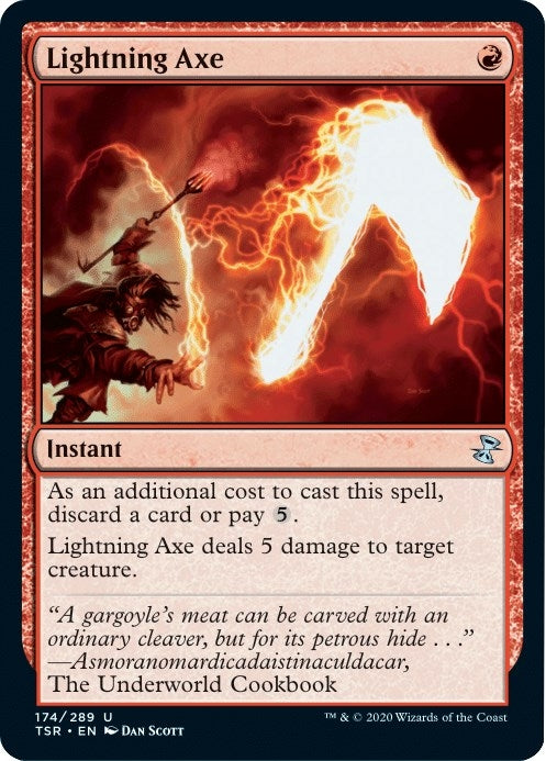Image for Lightning Axe (Time Spiral: Remastered) (174) - Magic: The Gathering
