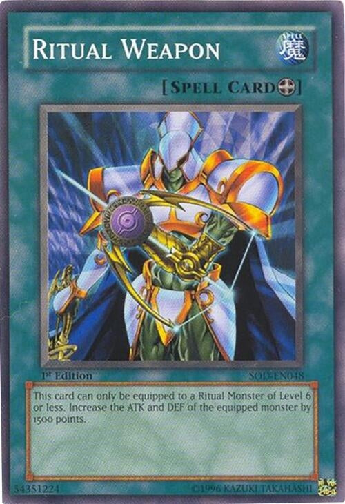 Image for Ritual Weapon (Soul of the Duelist) (SOD-EN048) - YuGiOh