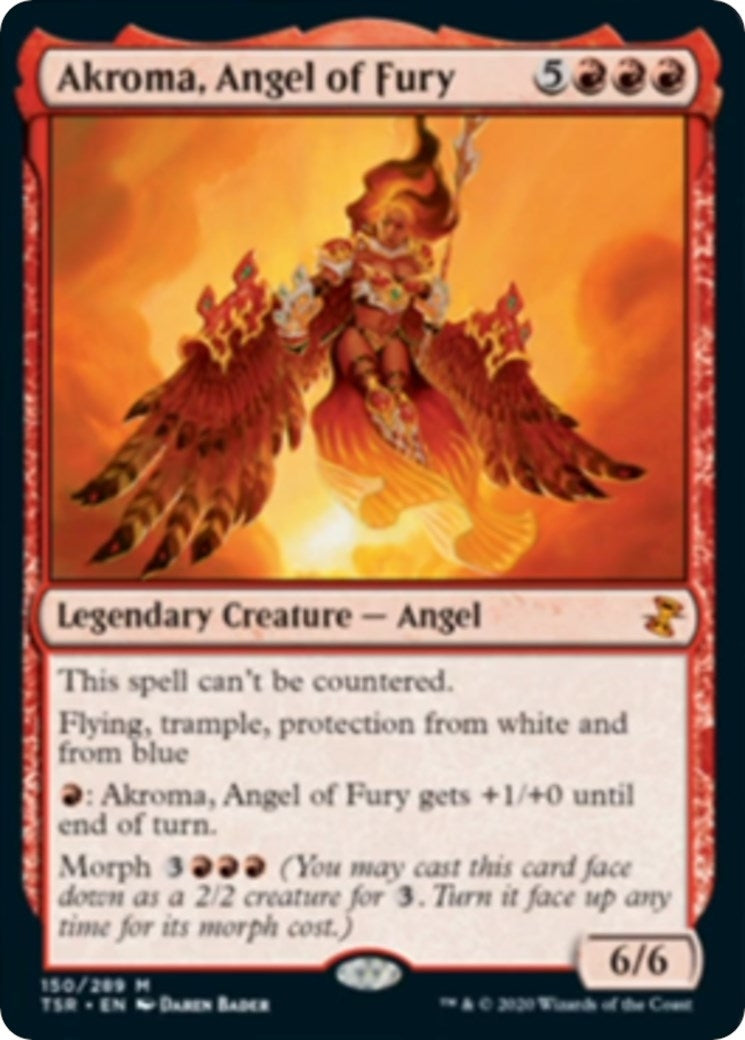 Image for Akroma, Angel of Fury (Time Spiral: Remastered) (150) - Magic: The Gathering