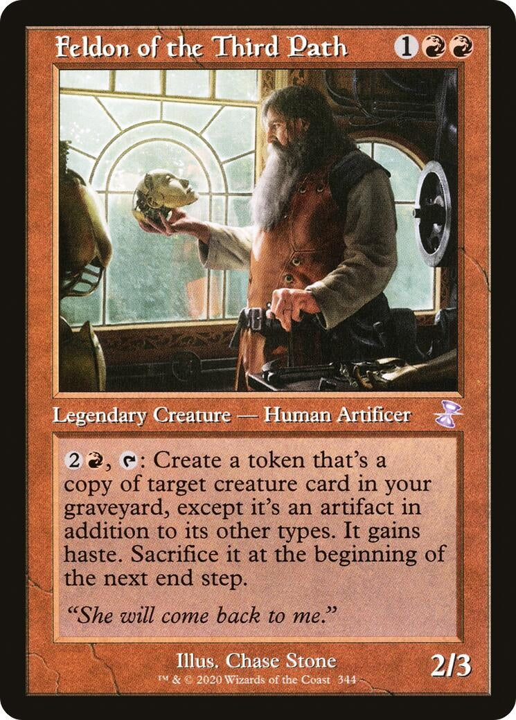Image for Feldon of the Third Path (Time Spiral: Remastered) (344) - Magic: The Gathering