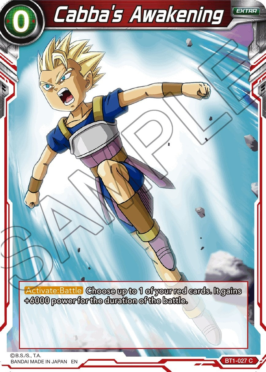 Image for Cabba's Awakening (Reprint) (Battle Evolution Booster) (BT1-027) - Dragon Ball Super: Masters