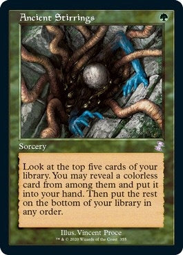 Image for Ancient Stirrings (Time Spiral: Remastered) (355) - Magic: The Gathering