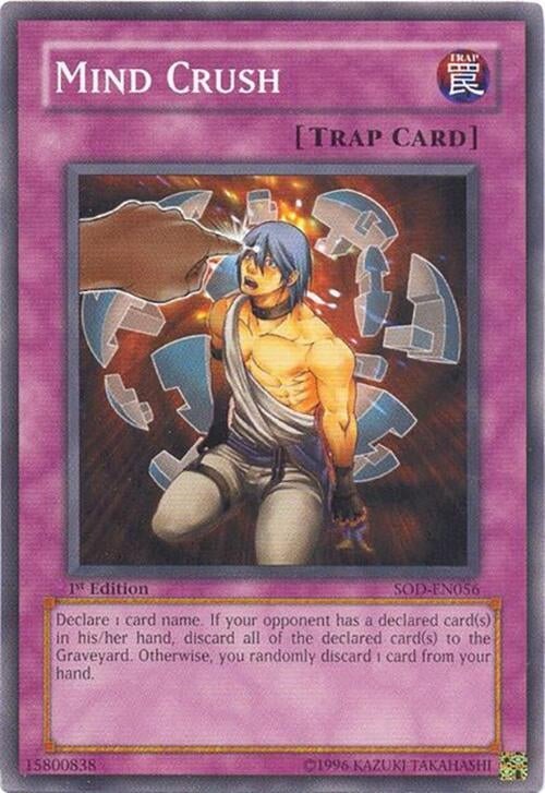 Image for Mind Crush (Soul of the Duelist) (SOD-EN056) - YuGiOh
