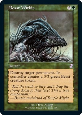Image for Beast Within (Time Spiral: Remastered) (357) - Magic: The Gathering