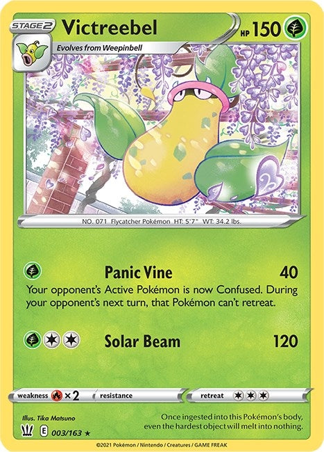Image for Victreebel (SWSH05: Battle Styles) (003/163) - Pokemon