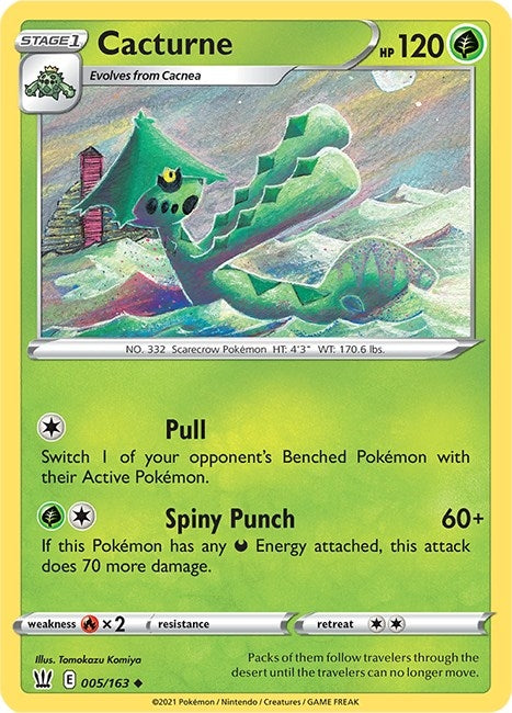 Image for Cacturne (SWSH05: Battle Styles) (005/163) - Pokemon