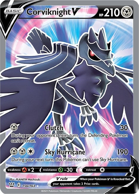 Image for Corviknight V (Full Art) (SWSH05: Battle Styles) (156/163) - Pokemon