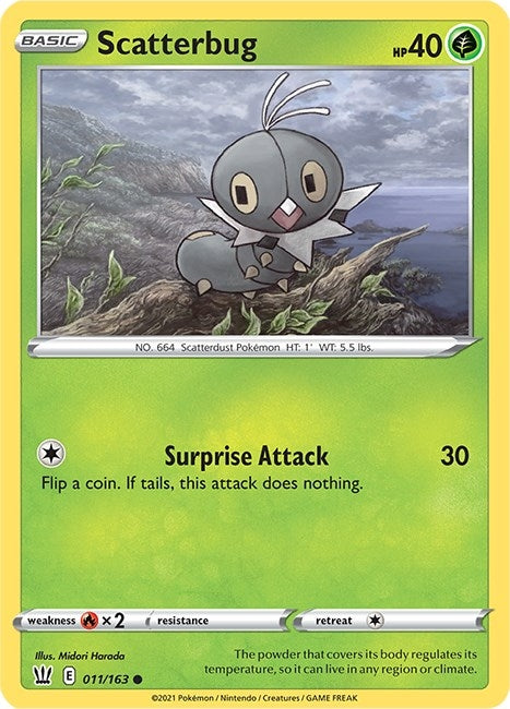 Image for Scatterbug (SWSH05: Battle Styles) (011/163) - Pokemon