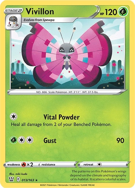 Image for Vivillon (SWSH05: Battle Styles) (013/163) - Pokemon