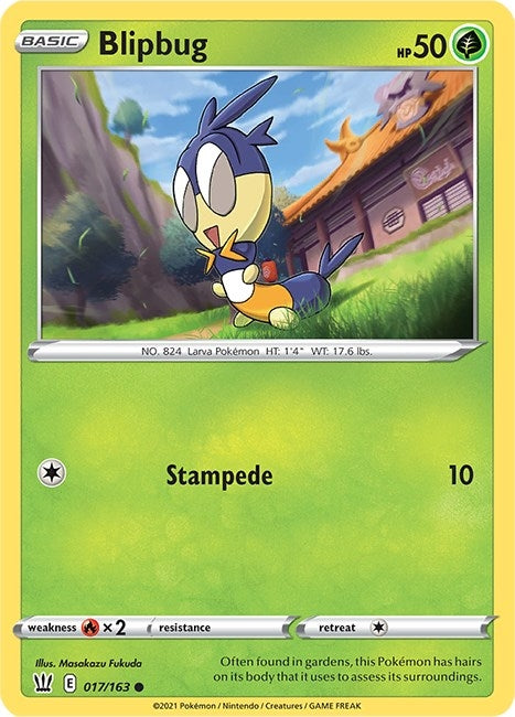 Image for Blipbug (SWSH05: Battle Styles) (017/163) - Pokemon