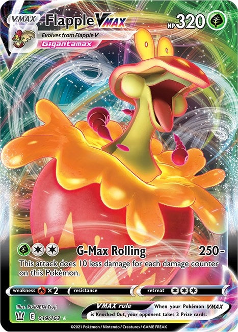 Image for Flapple VMAX (SWSH05: Battle Styles) (019/163) - Pokemon