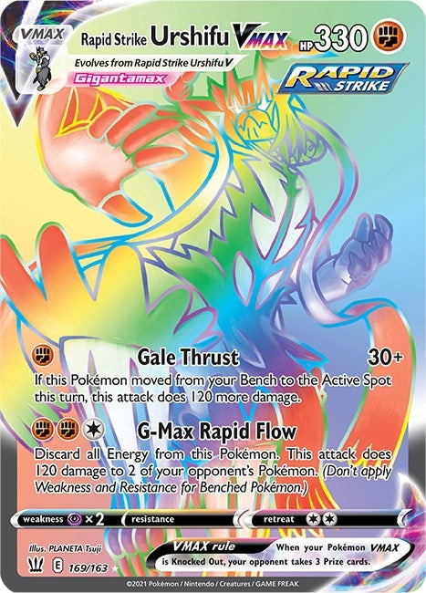 Image for Rapid Strike Urshifu VMAX (Secret) (SWSH05: Battle Styles) (169/163) - Pokemon