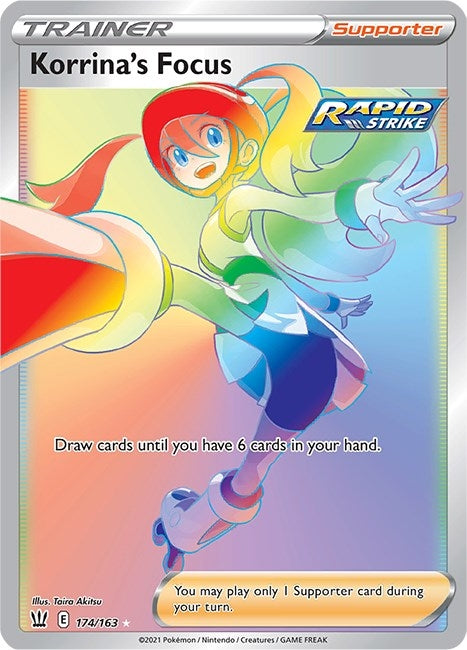 Image for Korrina's Focus (Secret) (SWSH05: Battle Styles) (174/163) - Pokemon