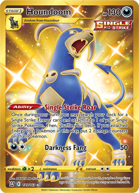 Image for Houndoom (Secret) (SWSH05: Battle Styles) (179/163) - Pokemon