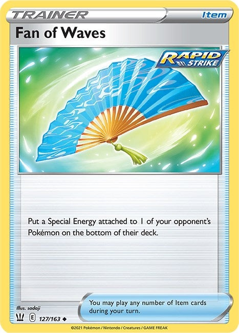 Image for Fan of Waves (SWSH05: Battle Styles) (127/163) - Pokemon