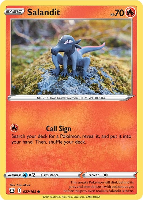 Image for Salandit (SWSH05: Battle Styles) (027/163) - Pokemon