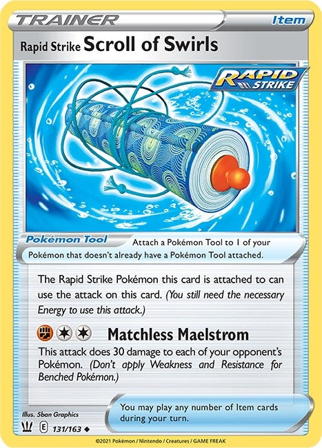 Image for Rapid Strike Scroll of Swirls (SWSH05: Battle Styles) (131/163) - Pokemon