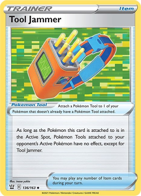 Image for Tool Jammer (SWSH05: Battle Styles) (136/163) - Pokemon