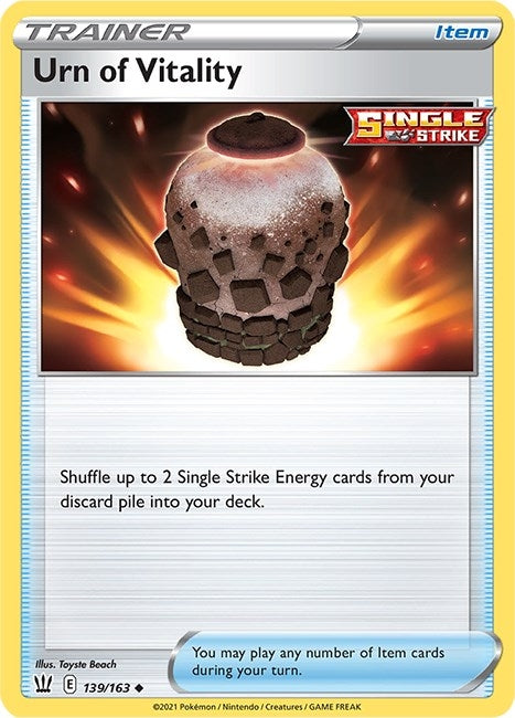 Image for Urn of Vitality (SWSH05: Battle Styles) (139/163) - Pokemon