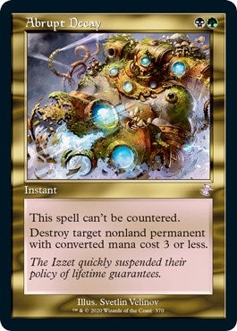 Image for Abrupt Decay (Time Spiral: Remastered) (370) - Magic: The Gathering