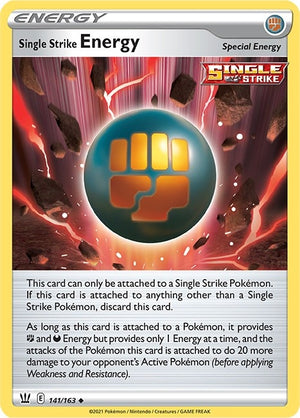 Image for Single Strike Energy (SWSH05: Battle Styles) (141/163) - Pokemon