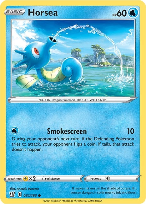 Image for Horsea (SWSH05: Battle Styles) (031/163) - Pokemon