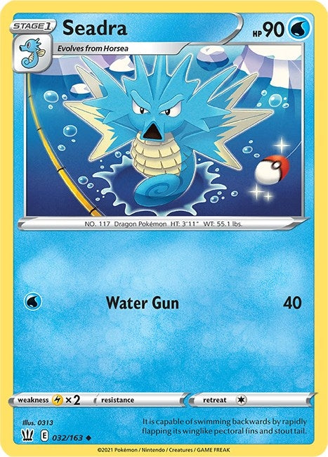 Image for Seadra (SWSH05: Battle Styles) (032/163) - Pokemon