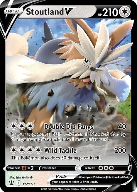 Image for Stoutland V (SWSH05: Battle Styles) (117/163) - Pokemon
