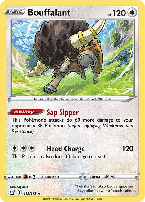 Image for Bouffalant (SWSH05: Battle Styles) (118/163) - Pokemon