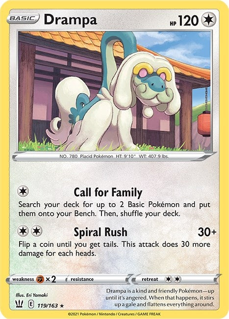 Image for Drampa (SWSH05: Battle Styles) (119/163) - Pokemon