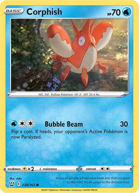 Image for Corphish (SWSH05: Battle Styles) (038/163) - Pokemon