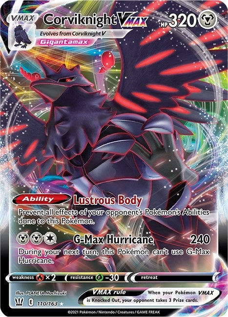 Image for Corviknight VMAX (SWSH05: Battle Styles) (110/163) - Pokemon
