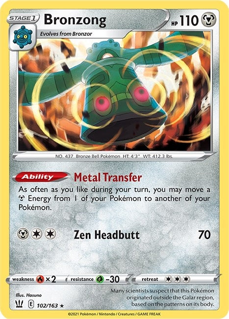 Image for Bronzong (SWSH05: Battle Styles) (102/163) - Pokemon