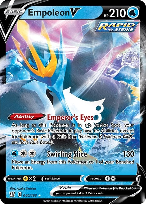 Image for Empoleon V (SWSH05: Battle Styles) (040/163) - Pokemon