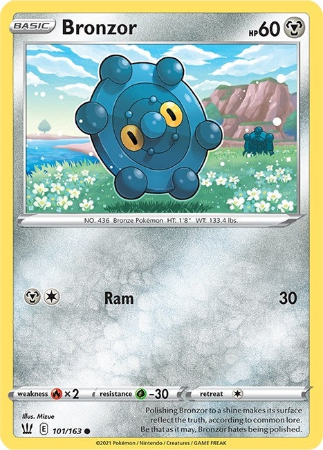 Image for Bronzor (SWSH05: Battle Styles) (101/163) - Pokemon