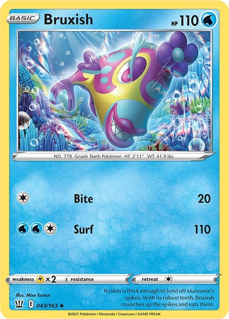 Image for Bruxish (SWSH05: Battle Styles) (043/163) - Pokemon