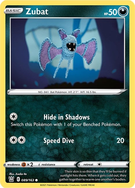 Image for Zubat (SWSH05: Battle Styles) (089/163) - Pokemon