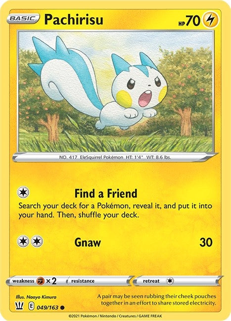 Image for Pachirisu (SWSH05: Battle Styles) (049/163) - Pokemon