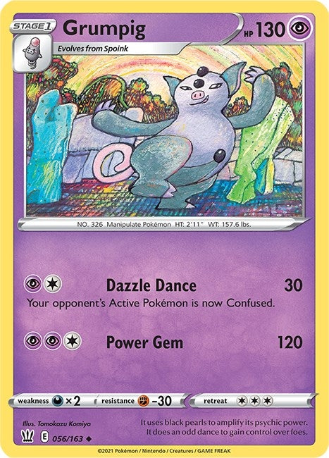 Image for Grumpig (SWSH05: Battle Styles) (056/163) - Pokemon