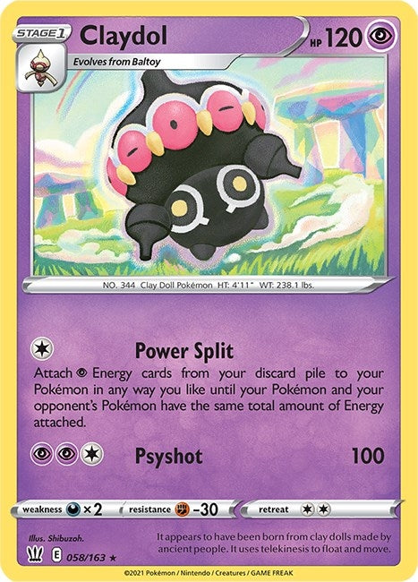 Image for Claydol (SWSH05: Battle Styles) (058/163) - Pokemon
