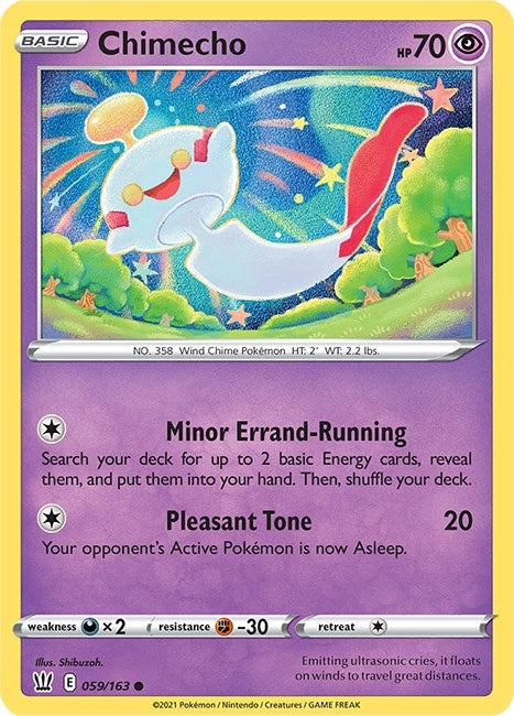 Image for Chimecho (SWSH05: Battle Styles) (059/163) - Pokemon
