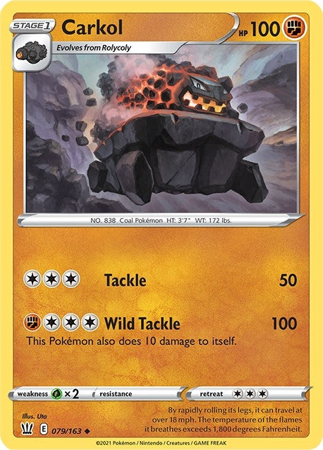 Image for Carkol (SWSH05: Battle Styles) (079/163) - Pokemon